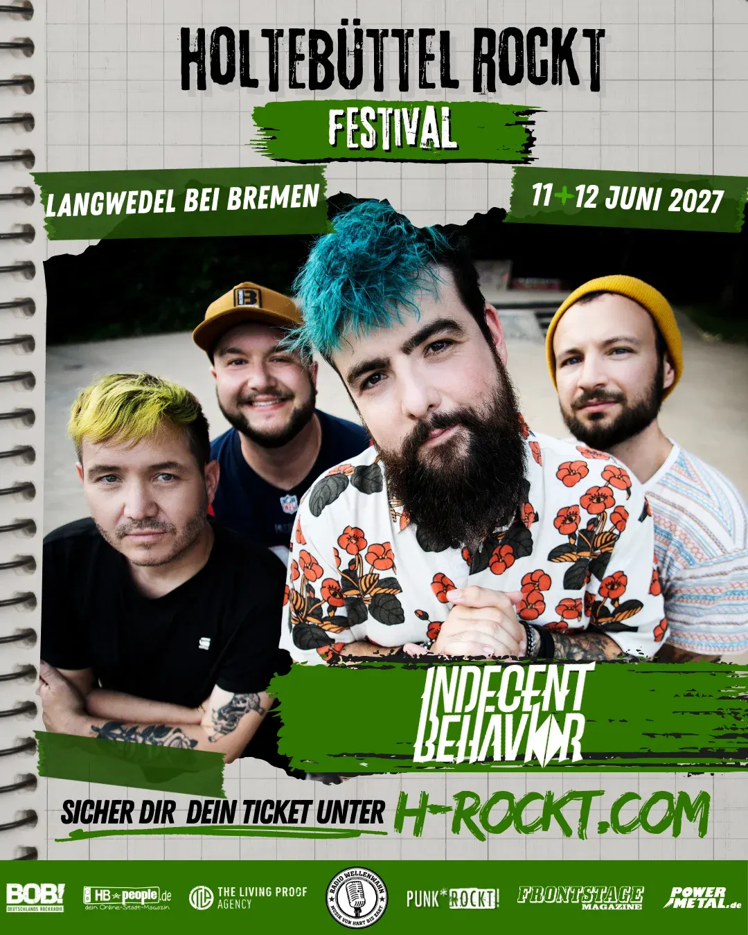 Indecent Behavior – Bandankündigung für Holtebüttel rockt 2027