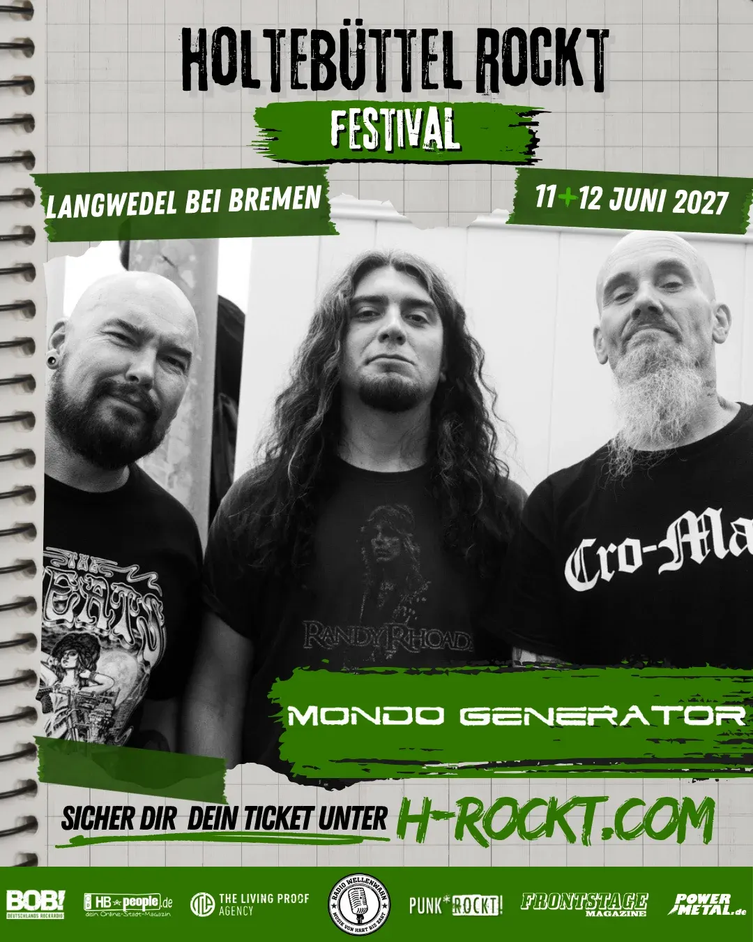 Mondo Generator – Bandankündigung für Holtebüttel rockt 2027
