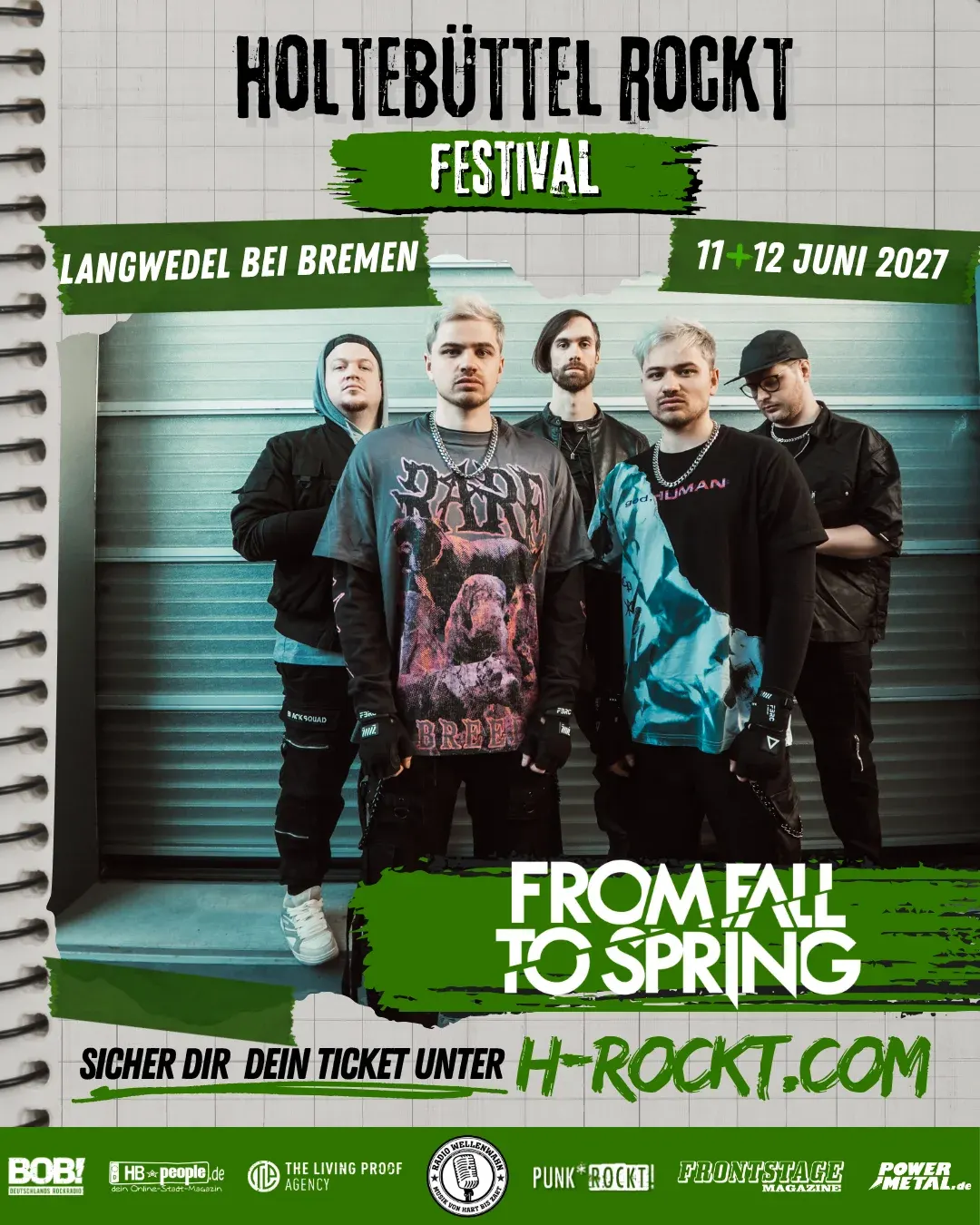 From Fall to Spring – Bandankündigung für Holtebüttel rockt 2027