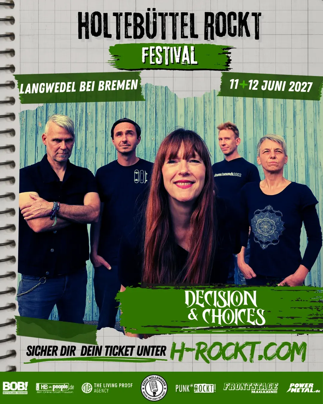 Decision & Choices – Bandankündigung für Holtebüttel rockt 2027