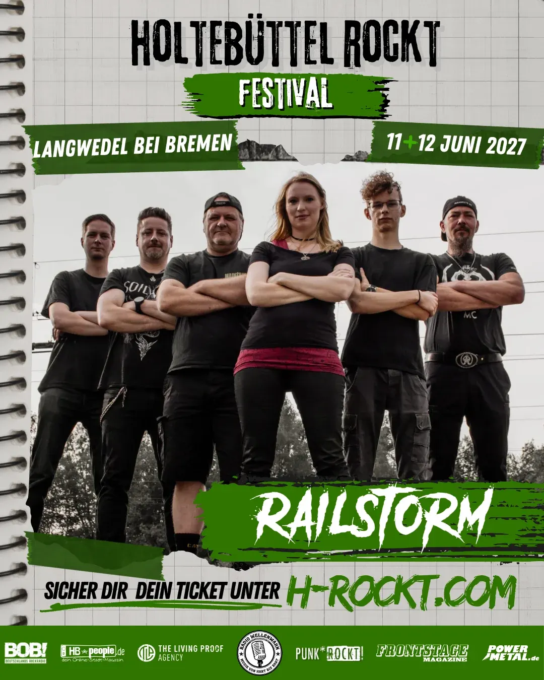 Railstorm – Bandankündigung für Holtebüttel rockt 2027