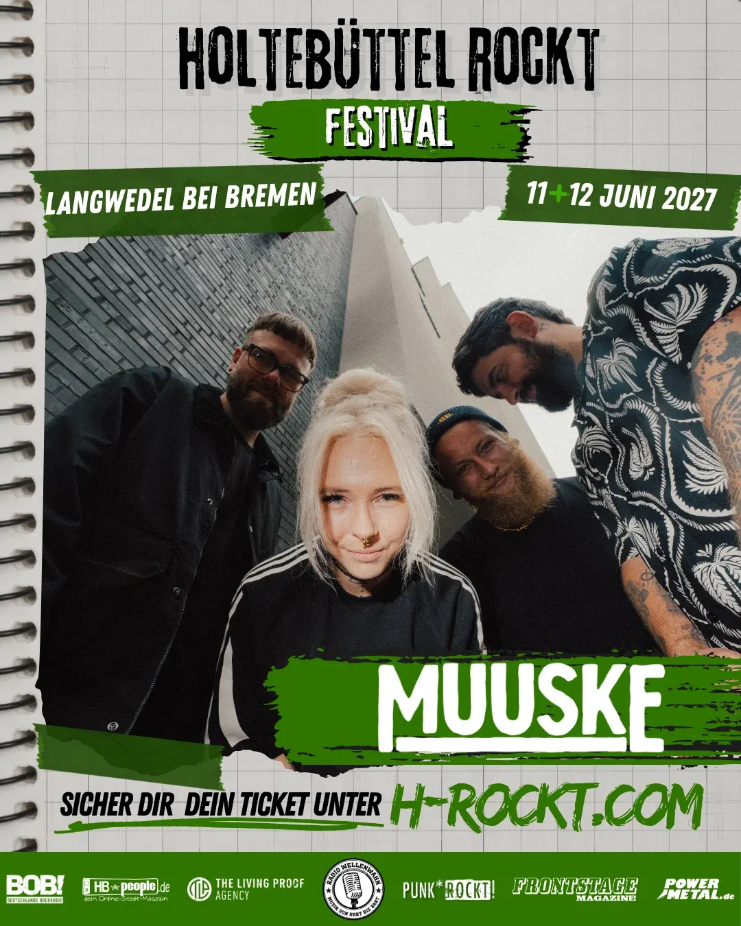 MUUSKE – Bandankündigung für Holtebüttel rockt 2027