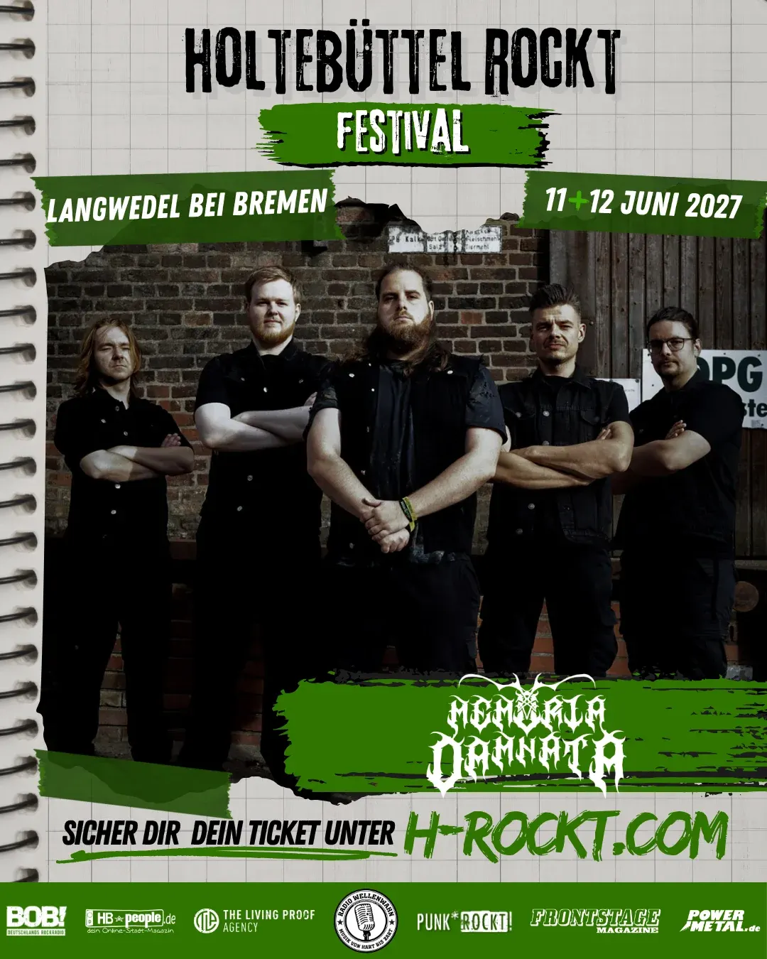 Memoria Damnata – Bandankündigung für Holtebüttel rockt 2027