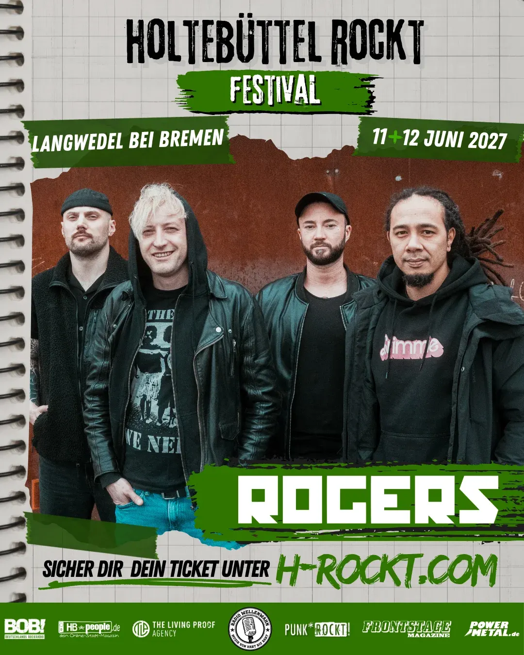 Rogers – Bandankündigung für Holtebüttel rockt 2027